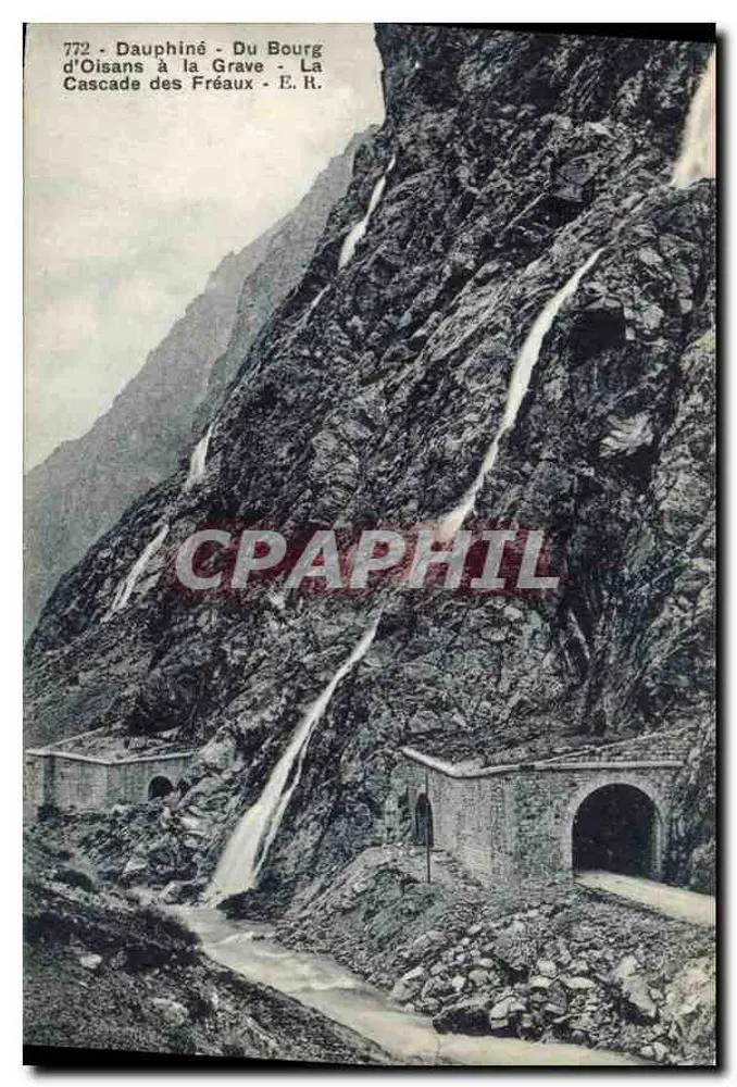 Dauphiné - Do Bourg d'Oisans à la Grave - Cascata dos Fréaux - E.R. - n°772 - Frente