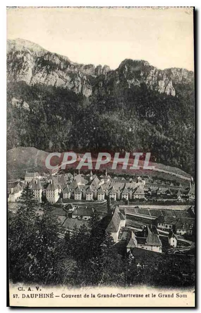 Dauphiné — Konvent von Grande-Chartreuse und Grand Som — Ci. A. V. n° 57 - Vorderseite
