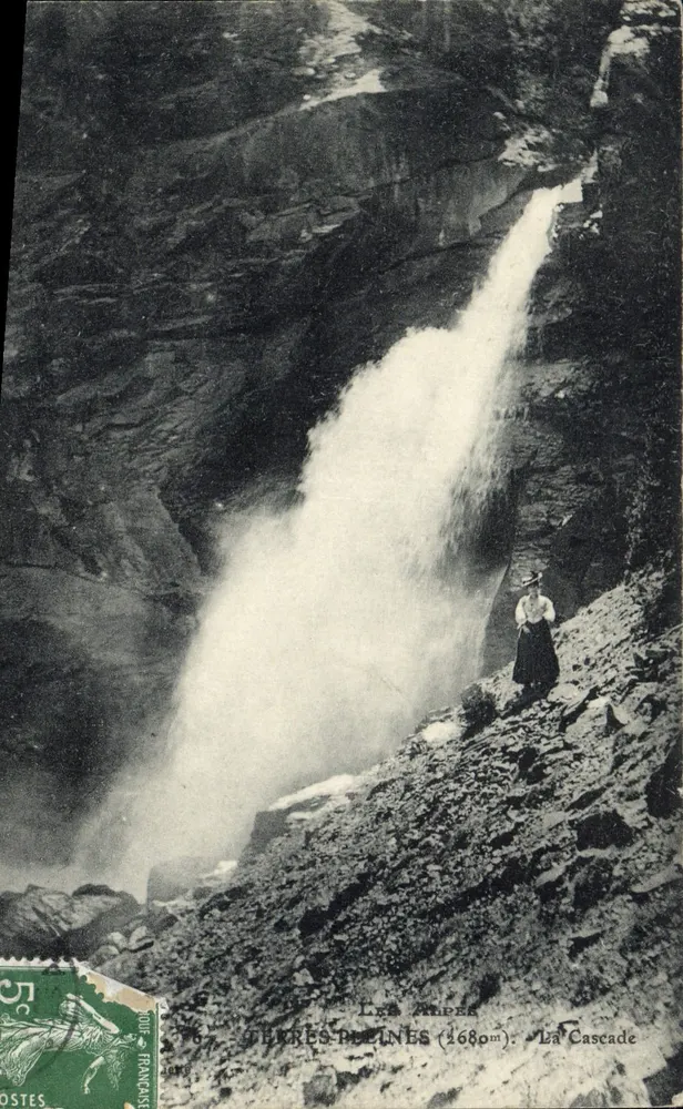 Theres-Pléines (1680m) — A Cascata — Editor: Postes Françaises, n°67 - Frente