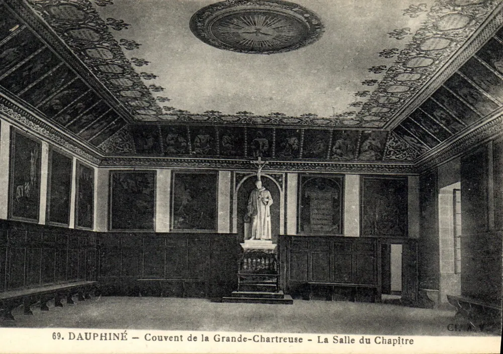 Dauphiné - Konvent von la Grande-Chartreuse - Die Kapitelstube - Vorderseite