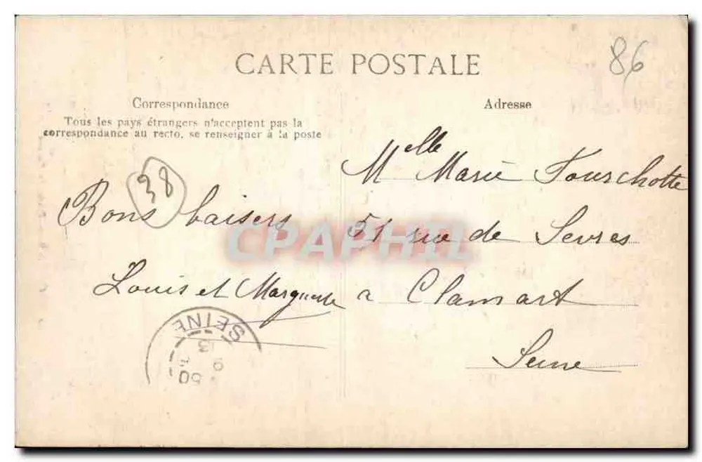 Viena — Porta do Fórum — editor desconhecido, n° 141 - Verso