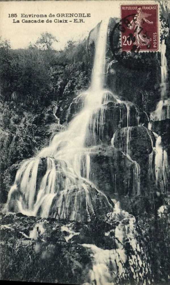 A Cachoeira de Claix — Entorno de GRENOBLE — E.R. — n°185 - Frente