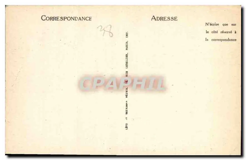 Uriage-les-Bains — O Castelo — LL - Verso