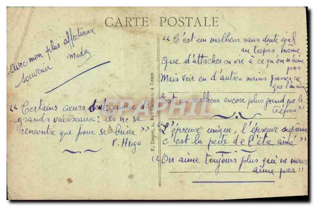 Amboise — O Castelo (séculos XV e XVI) — A. P. - Verso