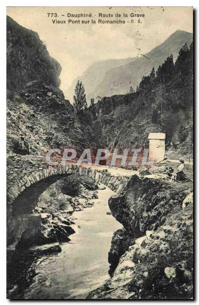 Alter Brücke über die Romanche — Route de la Grave — E.R. — n°773 - Vorderseite