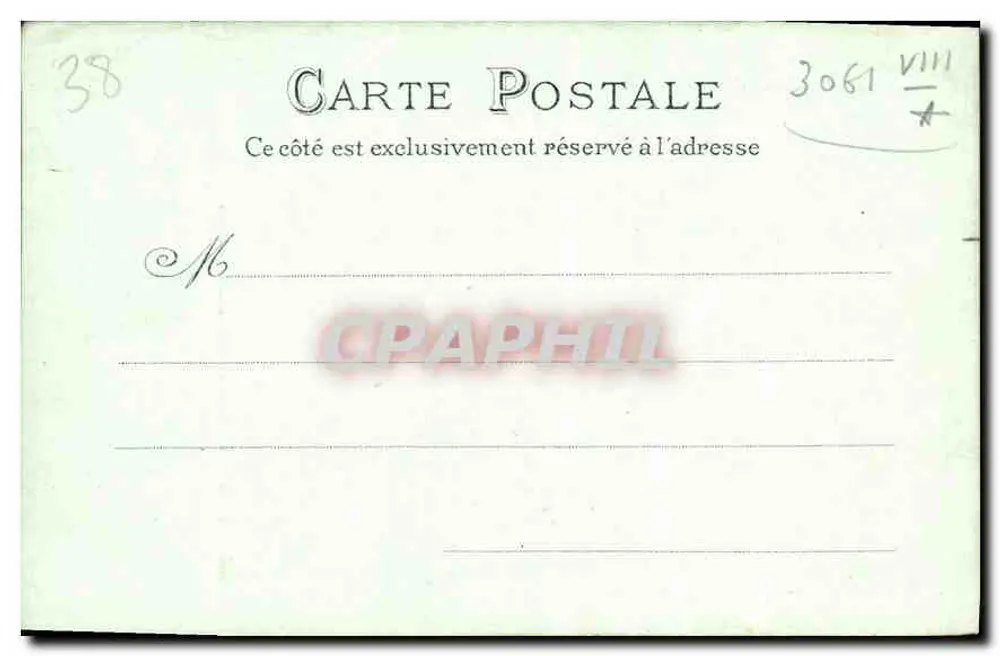 A Chartreuse : Entrada do Deserto — L. M. n° 464 - Verso