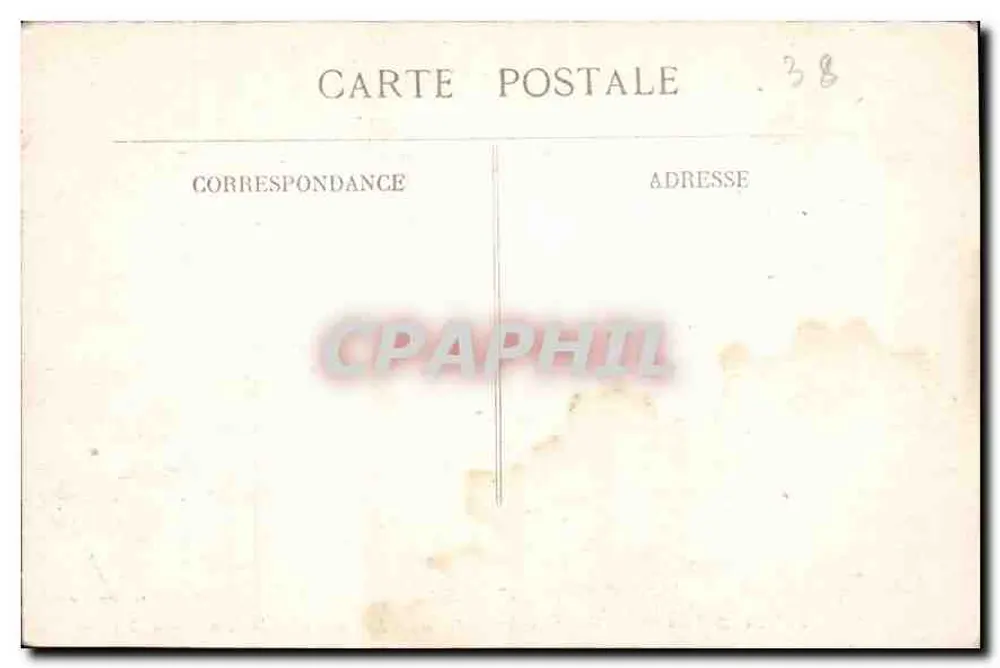 Dauphiné — Grande Chartreuse — Das Kloster und der Grand-Som (2033 m.) — G. Baudin, Grenoble - Rückseite