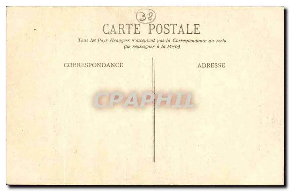 O Pico da Éillette — Dauphiné — Estrada da Chartreuse — E.R. — n°218 - Verso