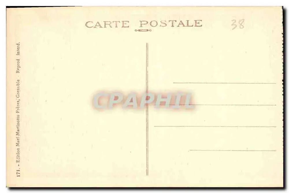 Les GRANDS GOULETS — Les Baraques — Entrada dos Túneis — Marf - Verso