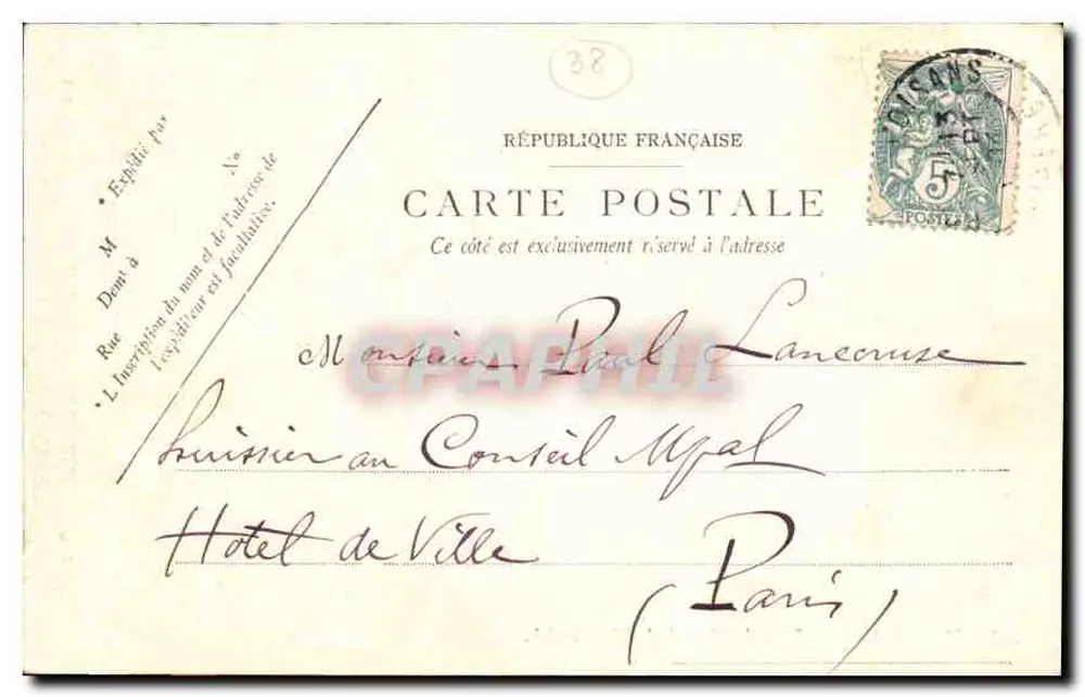 Massif de VOISANS — A Cascata de Rivetore — LL. Hortalez & Linn - Verso
