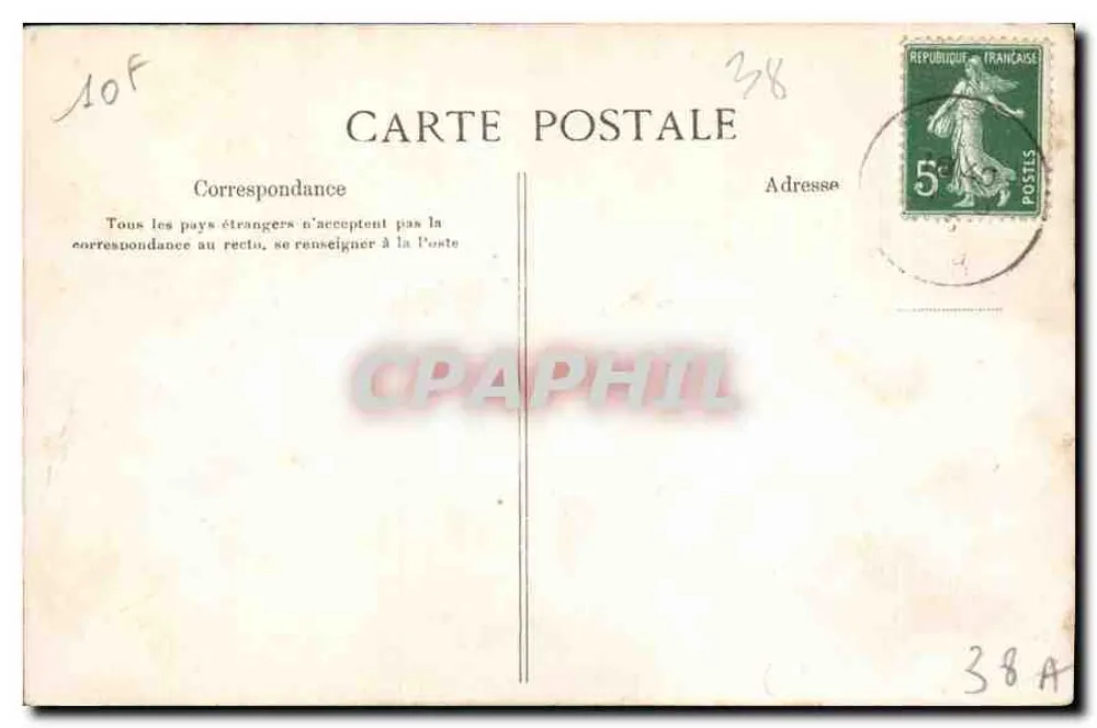 Ao redor de GRENOBLE — Laffrey — O Grande Lago — Edição A.R. - Verso