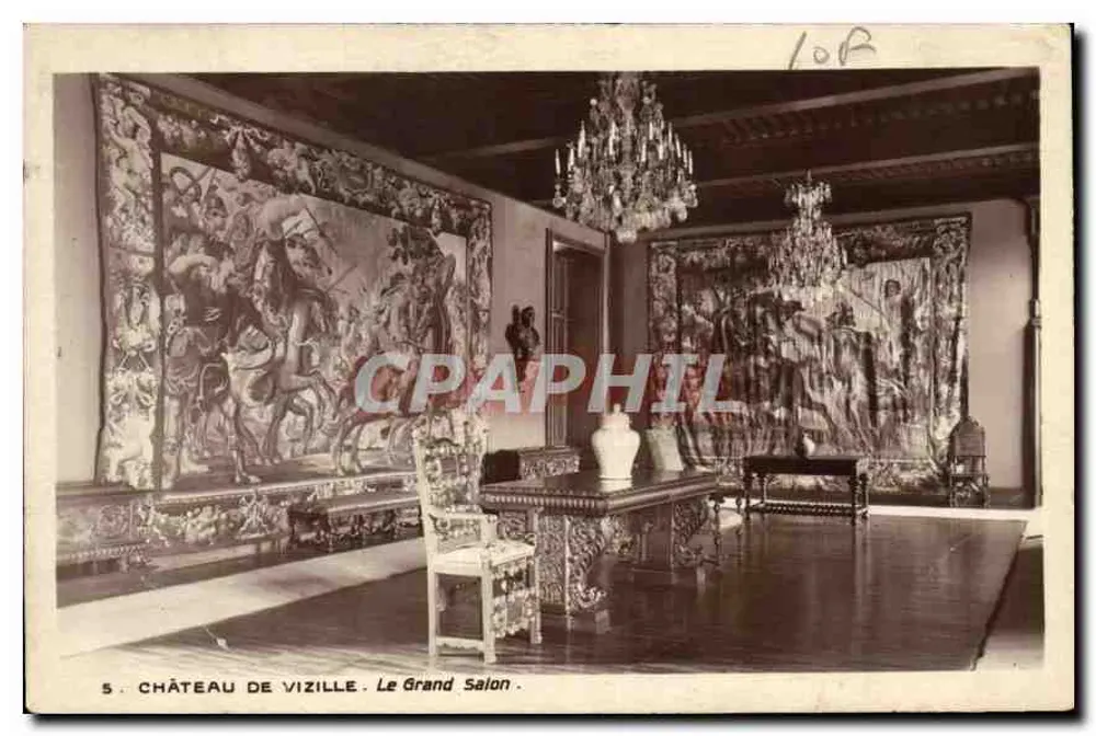 Schloss Vizille. Der Große Saal — Edition Monuments Historiques, n°5 - Vorderseite