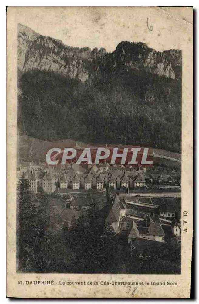 Dauphiné - Das Kloster der Grande-Chartreuse und der Grand Som — Éditeur CL A V, n° 57 - Vorderseite