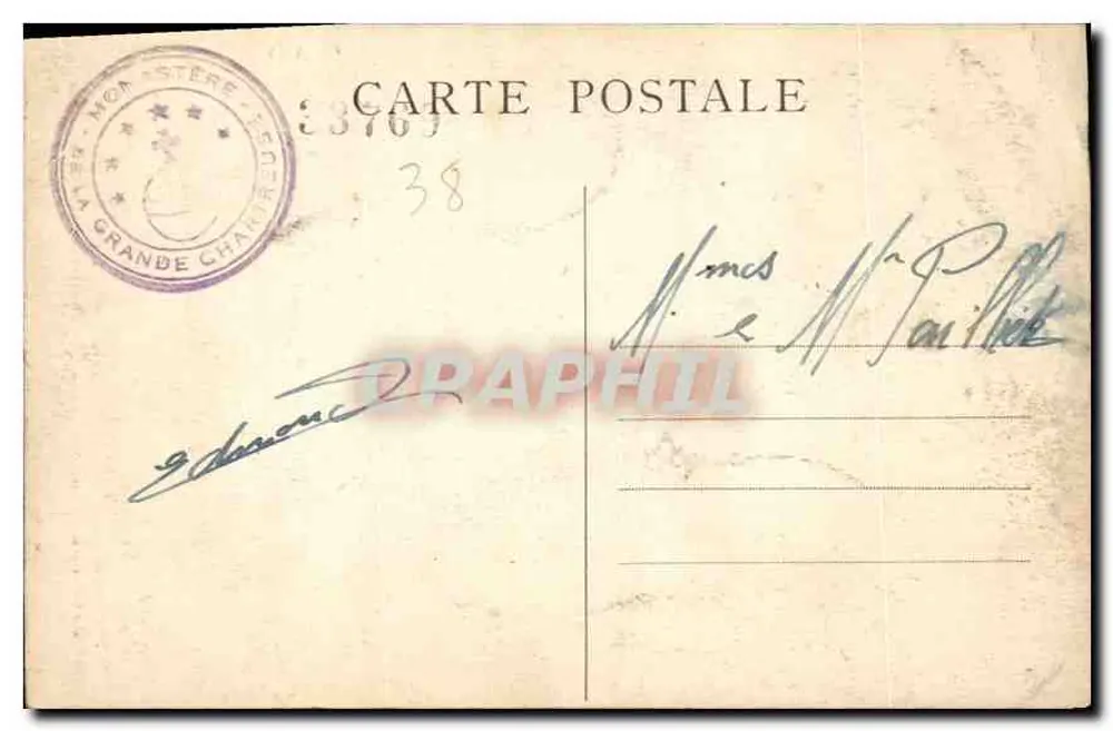 Dauphiné - Das Kloster der Grande-Chartreuse und der Grand Som — Éditeur CL A V, n° 57 - Rückseite