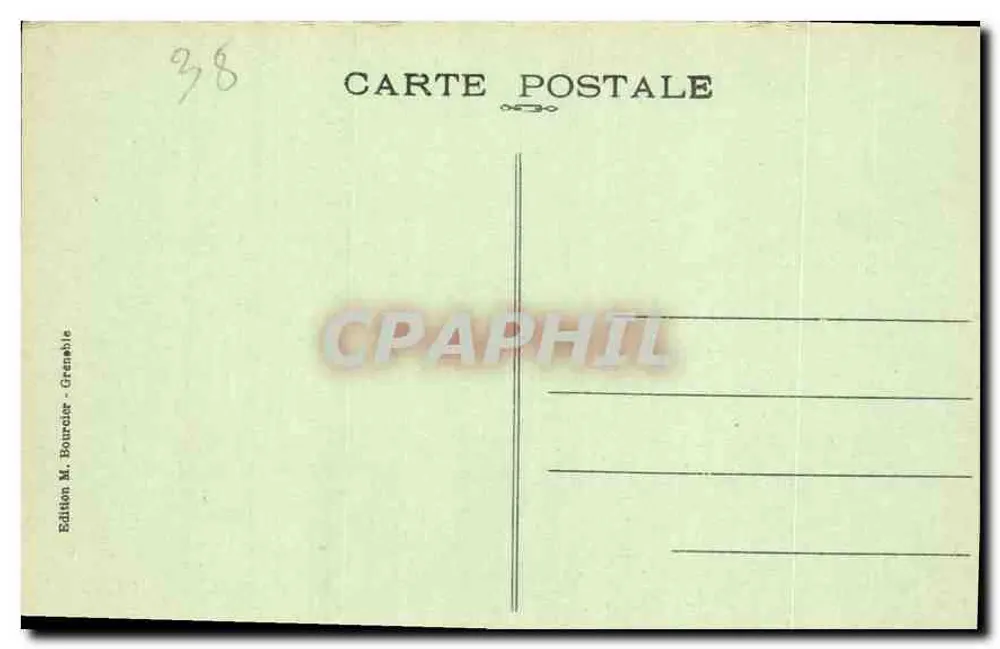Die Arrêtes und die drei Gipfel von BELLEDONNE — Dauphiné — n° 207 - Rückseite