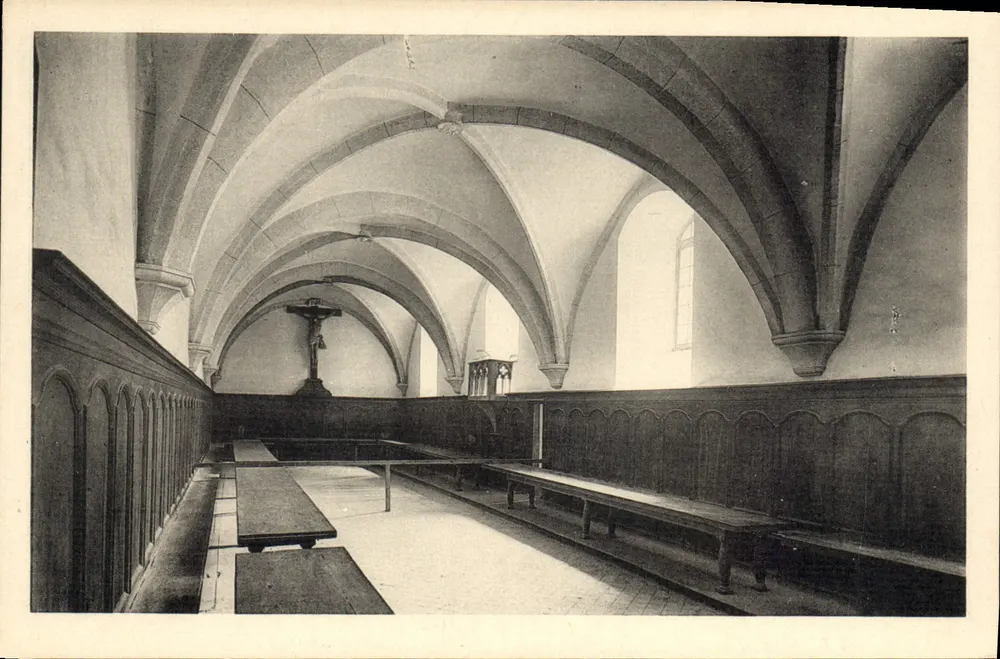 Kloster La Grande Chartreuse — Refektorium der Mönche — Ausgabe der historischen Denkmäler - Vorderseite