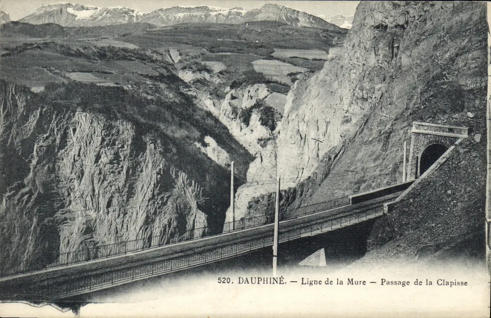 Passage de la Clapisse — Linie der Mure — Dauphiné — n° 520 - Vorderseite