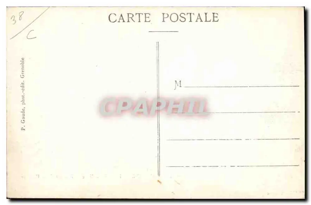 Passage de la Clapisse — Linie der Mure — Dauphiné — n° 520 - Rückseite