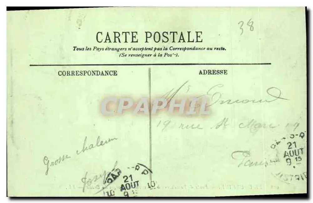 Gorges do Bréda — Estrada de Pontcharra a Allevard — LL. — O DAUPHINÉ - Verso