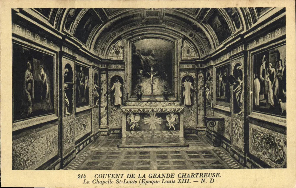 Kloster der Grande Chartreuse — Die Kapelle Saint-Louis (Epoche Louis XIII) — N. D. - Vorderseite