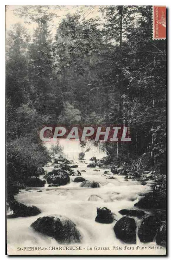 St-Pierre-de-Chartreuse - Le Guiters - Wasserfall einer Säge - Vorderseite