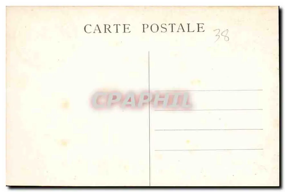 Dauphiné — Kloster der Grande-Chartreuse — Die Bibliothek — CI. A.V. — Nr. 2 - Rückseite