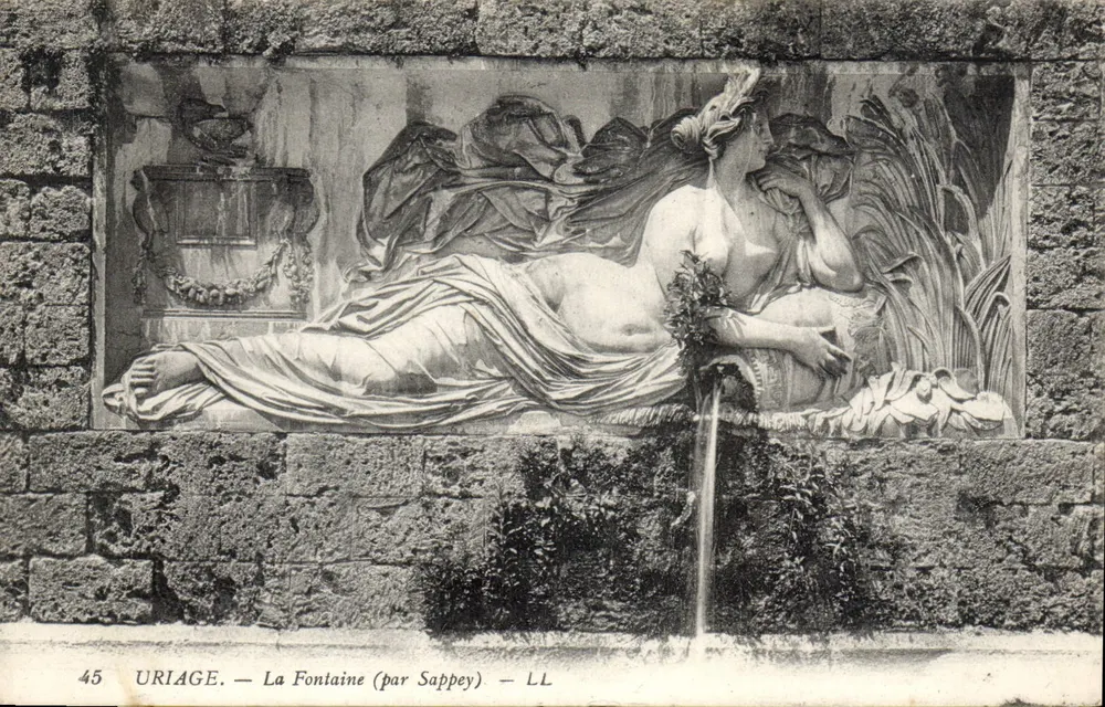 Uriage — A Fonte (por Sappey) — LL - Frente