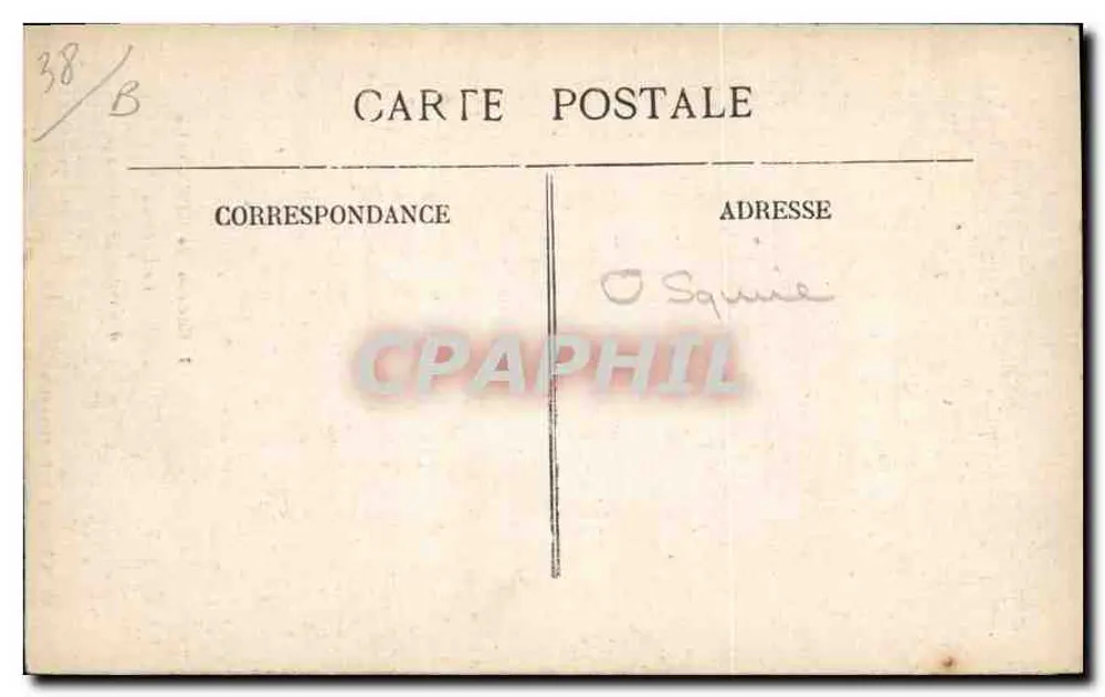 Schloss der Côtes de Sassenage — Umgebung von Grenoble — Verlag L.P. Grenoble, n°7 - Rückseite