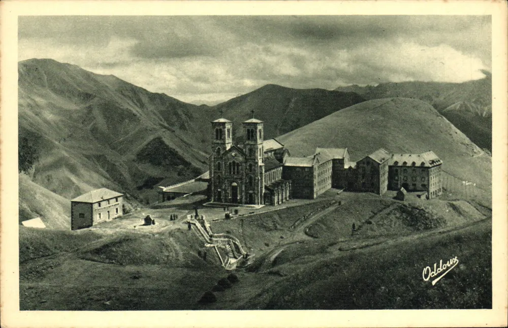 La Salette - Vista geral — editor G. Oddoux, Grenoble - Frente