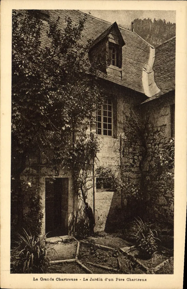 La Grande Chartreuse - Der Garten eines Chartreux-Mönchs — Edition Martinotto Frères, Nr. 38 - Vorderseite