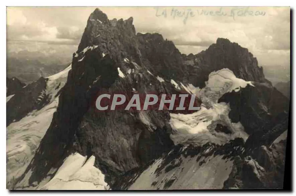 La Heiße Vonder Kofel — montanha alpina nevada — editor desconhecido, número de série não visível - Frente