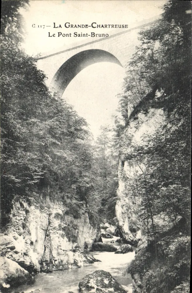 La Grande-Chartreuse — O Ponte Saint-Bruno — C.117 - Frente