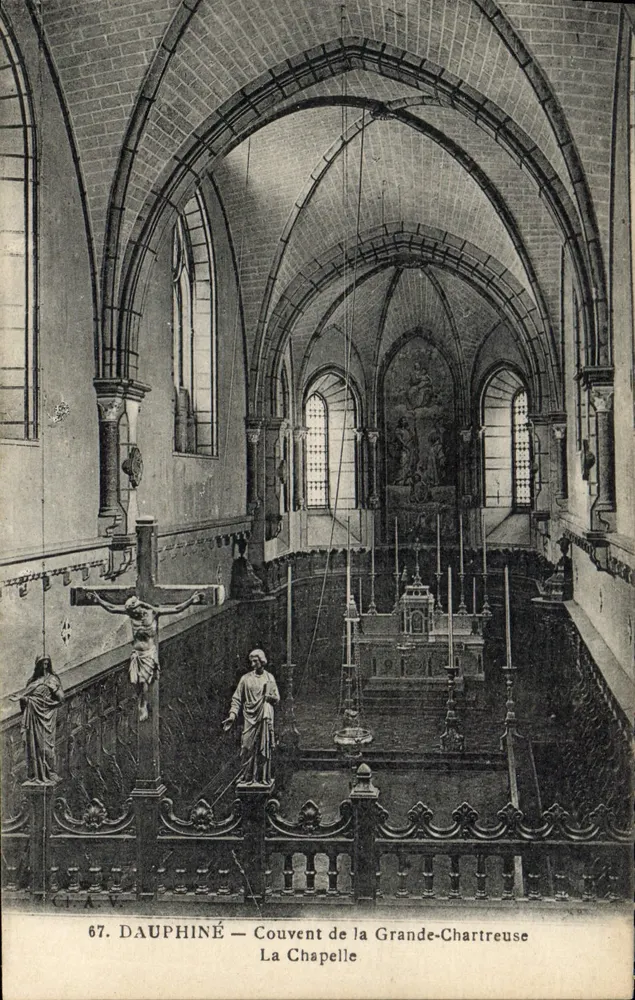 Dauphiné — Konvent von la Grande-Chartreuse — Die Kapelle - Vorderseite