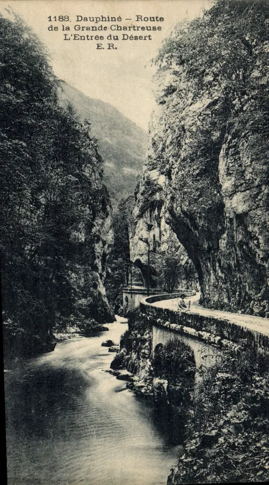 Dauphiné – Route de la Grande Chartreuse – L'Entrée du Désert – E.R. – n°1188 - Vorderseite