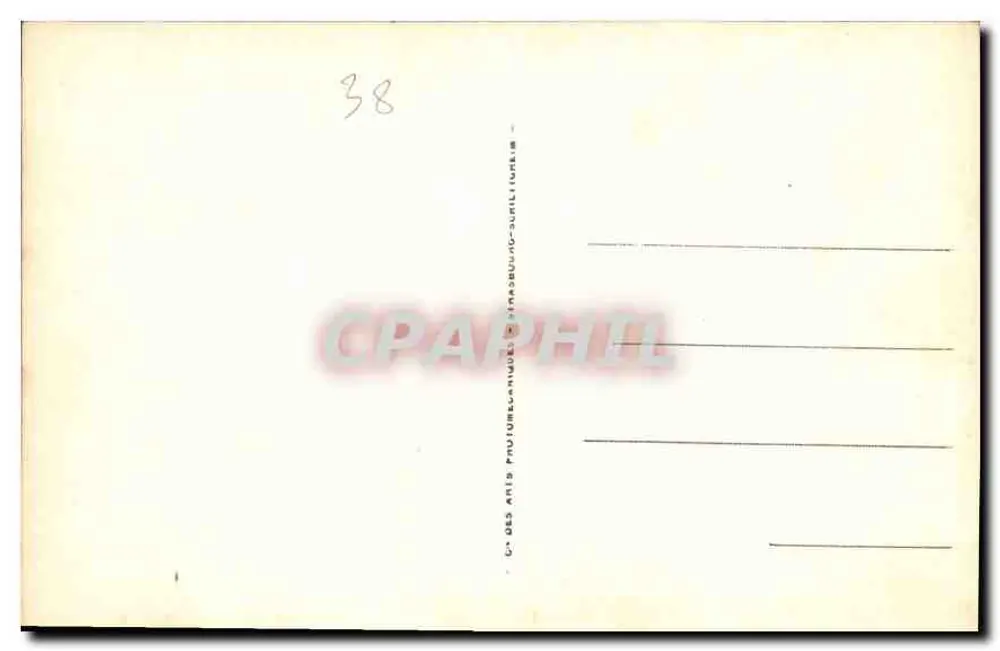 La grande Chartiouse — Route du Désert — Le pont Saint-Bruno — Verlag Cap, Nr. 90 - Rückseite