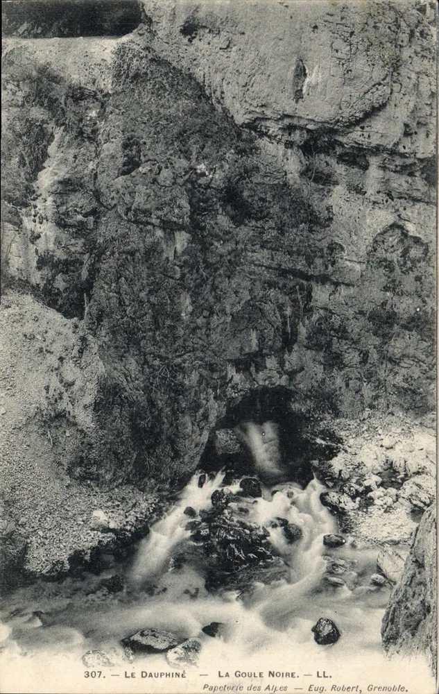 O Dauphiné — A Goule Noire — Eug. Robert, Grenoble - Frente