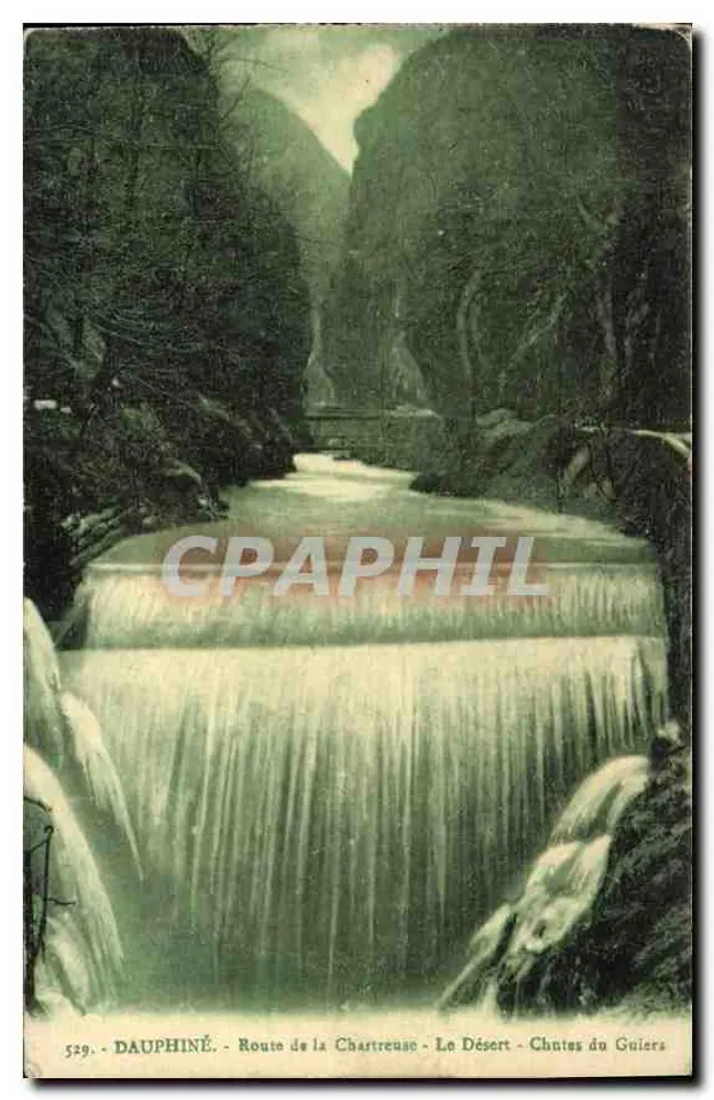 Dauphiné - Route de la Chartreuse - Le Désert - Chutes du Guiers - Vorderseite
