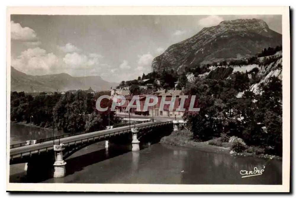 Grenoble — Brücke der Porte de France und der Néron — Edition d'Art André, Grenoble - Vorderseite