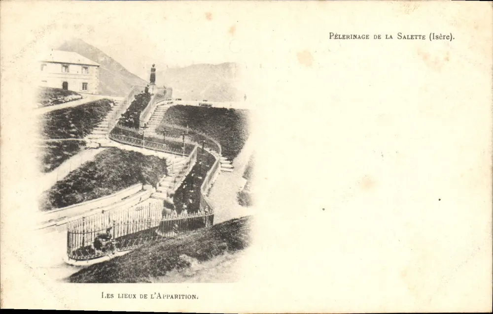 Die Orte der Erscheinung — Pilgerung von La Salette (Isère). - Vorderseite