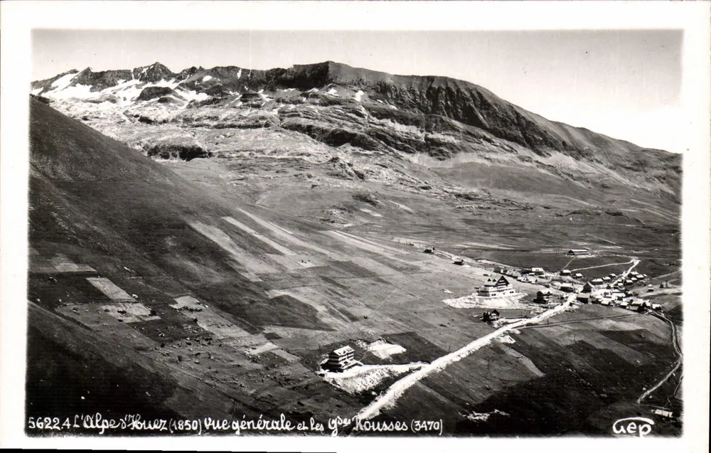 As Alpes de Uroz (1850) — Vista geral e os Gd' Rousses (3470) — CEP - Frente