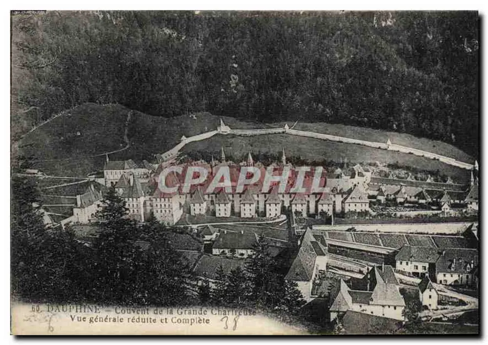 Dauphiné — Kloster der Grande Chartreuse — Reduzierte und vollständige allgemeine Ansicht - Vorderseite