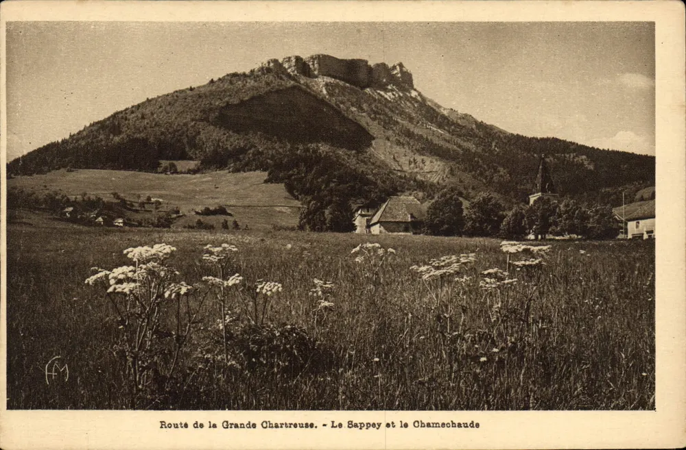 Route de la Grande Chartreuse — Le Sappey und der Chamechaude — Éditions Martinono Frères - Vorderseite