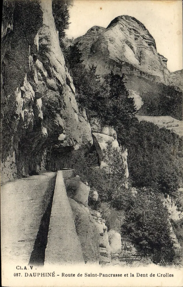 Route de Saint-Pancrasse und die Dent de Crolles — Dauphiné — CI.A.V. n°087 - Vorderseite