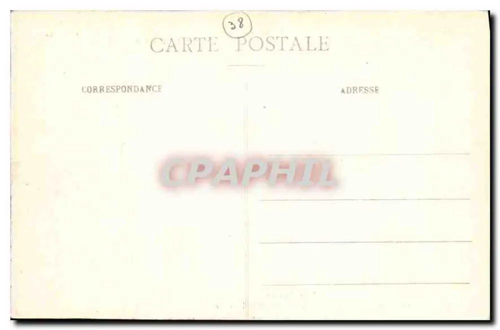 Kette der Meije, von der Route de la Grave — V. Fournier, Verlag Gap, Nr. 17 - Rückseite