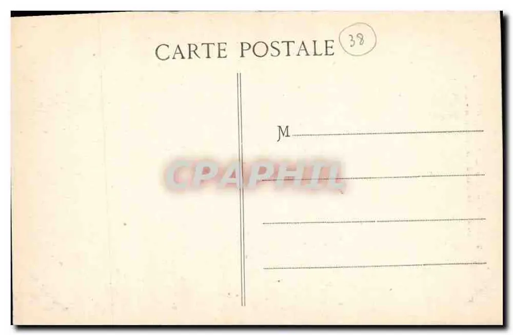 A Cachoeira de Sarennes — Bourg-d'Oisans — Dauphiné — E.R. — n°725 - Verso