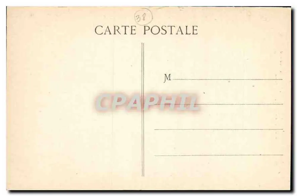 Dauphiné — La Grave, allgemeiner Blick — E.R. — n°822 - Rückseite