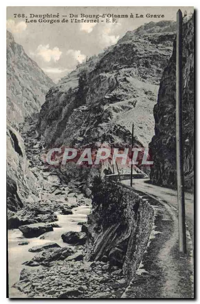 Die Gorges des Infernét — Von Bourg-d'Oisans nach La Grave — E.R. - Vorderseite