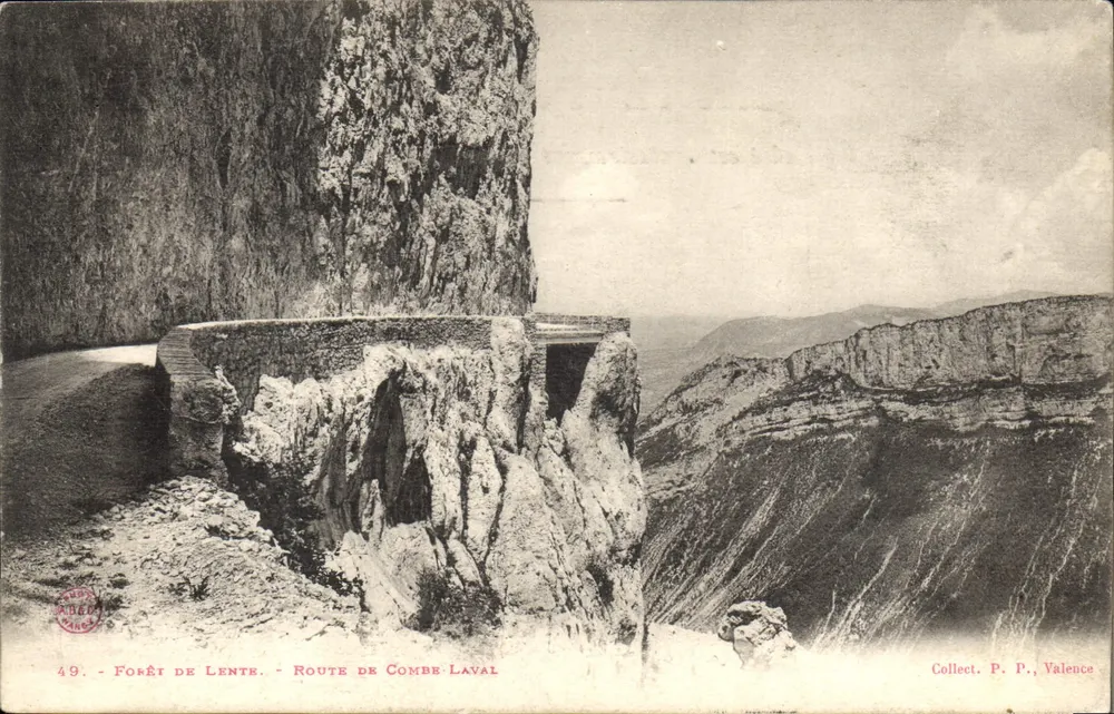 Floresta de Lente - Estrada de Combe-Laval — Coleção P. P., Valence - Frente