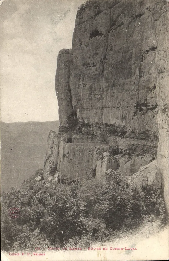 Floresta de Lente — Rua de Combe-Laval — Coleção P. P., Valence - Frente