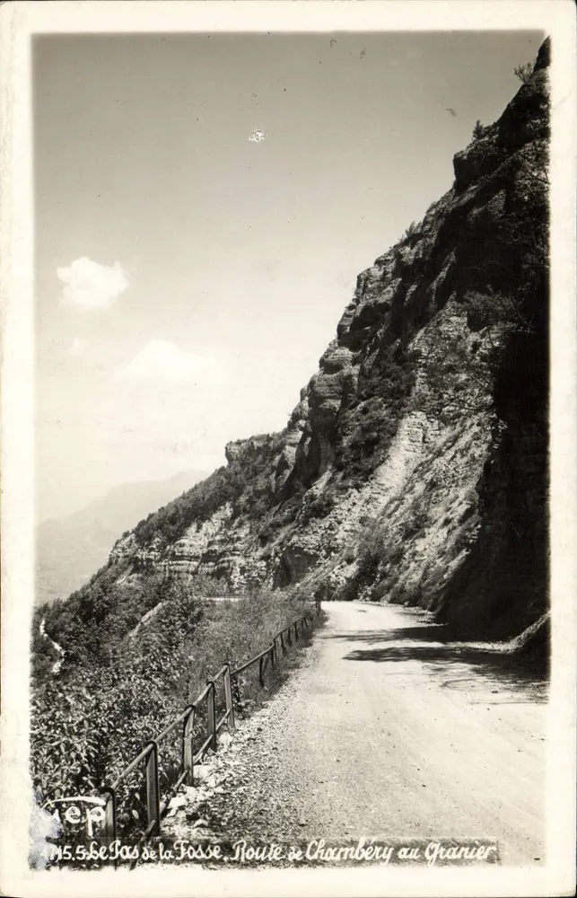 Der Pass der Fosse — Route von Chambery nach Granier — Verlag TEP, Nr. 115.5 - Vorderseite